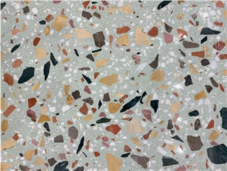 Ceppo Green Terrazzo Slab