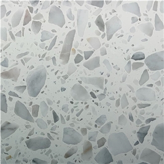 Pearl White Terrazzo Tile