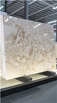 China Bulgari Gold Marble Slabs