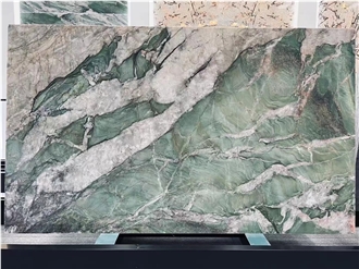 Fuchsite Crystal Quartzite Slabs