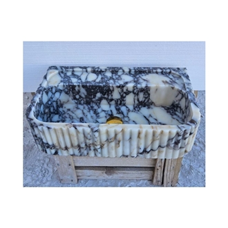 Customized Calacatta Viola Marble Bathroom Sink