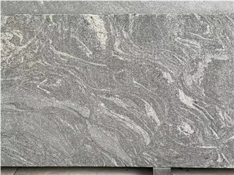 Galaxy Green Granite Slab For Interior Use Tiles