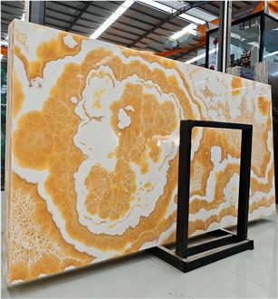 House Decoration Orange Onyx Slabs For Tiles