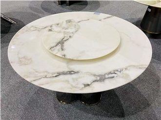 Oyster White Marble Dover White Table