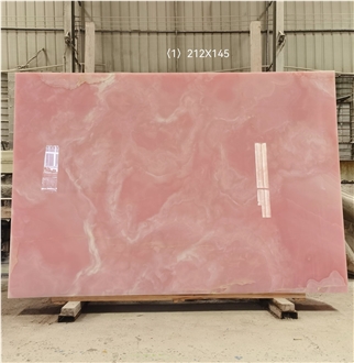 Premium Pink Onyx Slabs