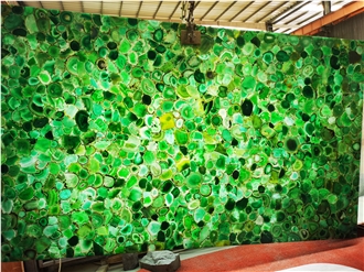 Green Agate Stone, Semiprecious Stone Slabs