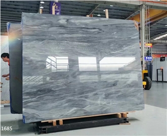 China Gold Crystal Marble Slabs Grey Stone Tile Floor Use