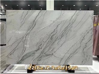 Infinity White Quartzite Slabs Sea Pearl Branco Macaubas