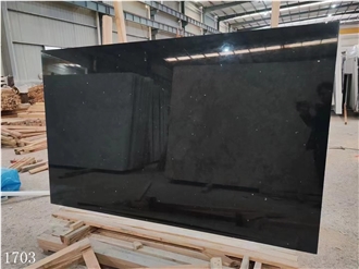 Ink Jade Granite Slabs China Black Stone Slab