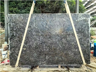 Platinum Granite Slabs Black Gold Stone Tile Floor Use