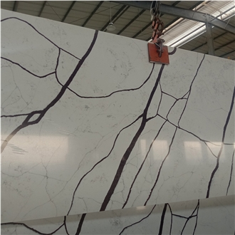 GOLDTOP Calacatta New York Artificial Quartz Slabs