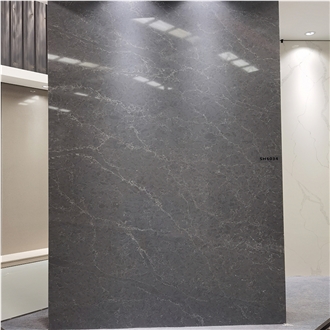 GOLDTOP Calacatta Night Sunny Artificial Quartz Slabs