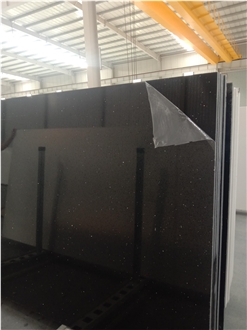 GOLDTOP OEM/ODM 1003 Black Quartz Slabs