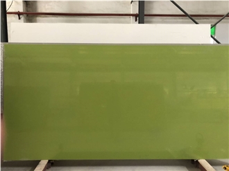 GOLDTOP OEM/ODM 2010 Apple Green Quartz Slabs
