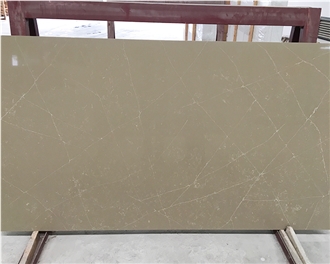 GOLDTOP OEM/ODM 4014 Brown Quartz Slabs