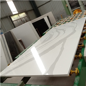 GOLDTOP OEM/ODM Calacatta Valley Quartz Slabs
