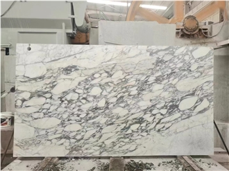 Goldtop Natural Arabescato White Marble Slab Tiles