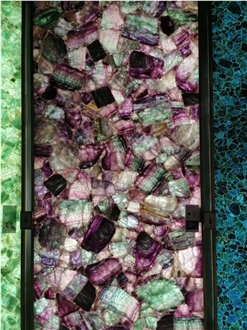 Amethyst Purple Semiprecious Stone Table Tops