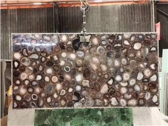 Uruguay Agate Gemstone Table Tops