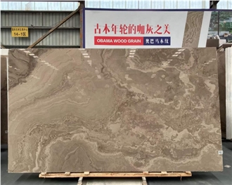 Natural Obama Wood Marble Slabs
