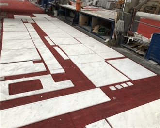 New Ariston White Marble Honed Finish Tiles