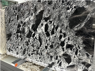 Noir Grand Antique Marble White With Black  Marble Slabs