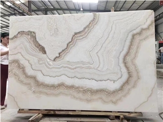 Agri White Onyx Slabs And Wall Tiles