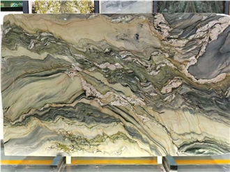 Gold Silk Quartzite Slabs