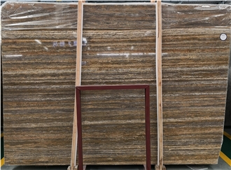 Kashan Silver Travertine Wall Slabs