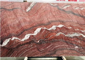 Red Fusion Mirage Quartzite Slabs