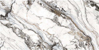 Aq2871 3D Surface Panda White Quartz Slabs