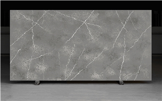 AQ8-6187 Lafayette Grey Quartz Slabs