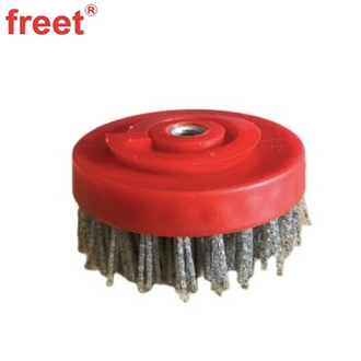 100Mm Snail Lock Round Antique Grinding Abrasive Brush
