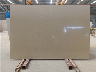 Beige Engineered Stone Slabs FTY5063