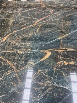 Birjand Forest Green Marble Blocks