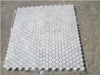 Bianco Carrara Marble Mosaic Tiles