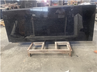 Black Galaxy Granite Kitchen Countertop