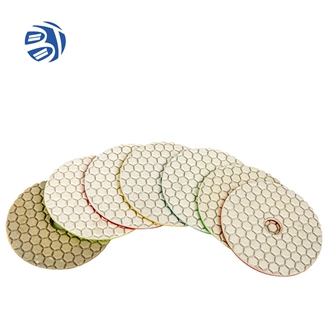 Four Steps Diamond Wet Polishing Pads For Granite