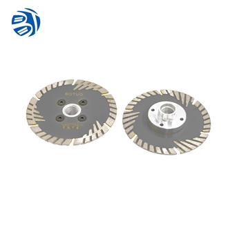 Protective Teeth Turbo Saw Blade For Tiles Cutting Machine