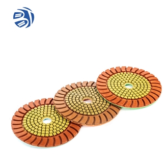 Sunflower Spiral Resin Bond Concrete Stone Polishing