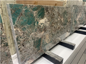 Brazil Amazonas Green Granite Slabs For Wall Panel
