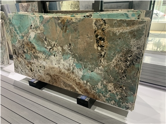 Brazil Amazonas Green Granite Slabs For Wall Panel
