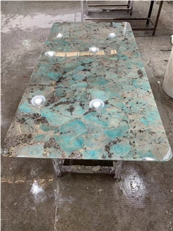 Extroic Stone Green Amazonita Granite Wall Tiles