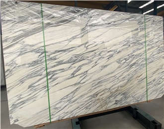Italy Arabescato Venato White Marble Slabs
