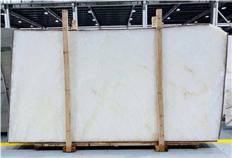 Translucent Crystal White Marble Slabs For Backlit Panel
