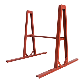 A Frame Storage Racks With Crossbar Groove Down VS