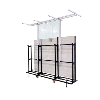 Display Stand Racks With Wheel With Light C