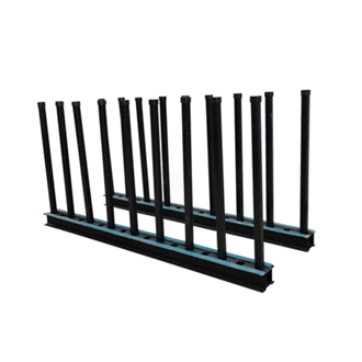 Storage Racks Black Slab Rack B Rails With Rubber