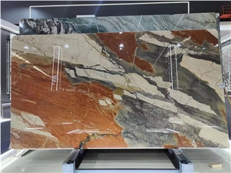 Breche Fantastique Marble Slabs For Decor Design Application