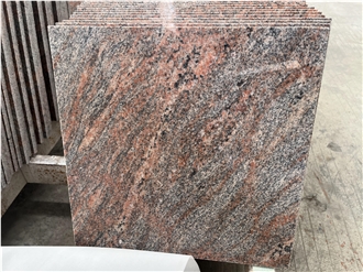 Multicolor Red Granite Tiles For Flooring
